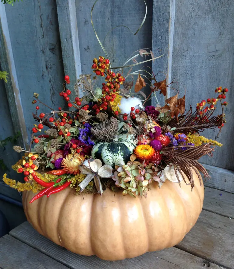 Dried flowers decoration